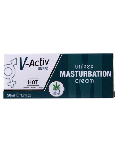 HOT CREMA DE MASTURBACIAN CON CBD UNISEX 100 ML