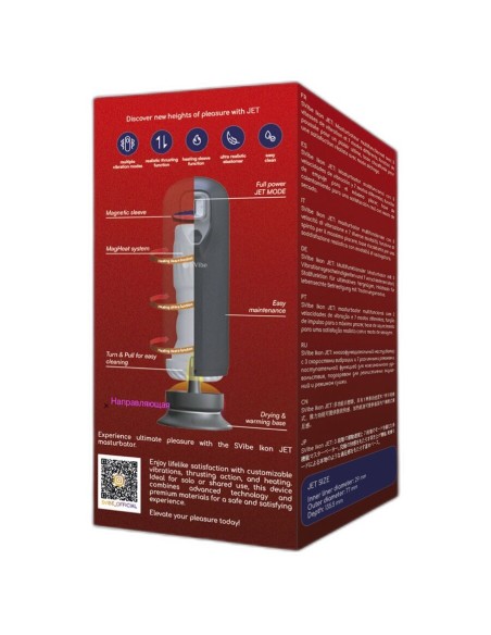 SNAIL VIBE IKON JET MASTURBADOR EFECTO CALOR Y EMPUJE