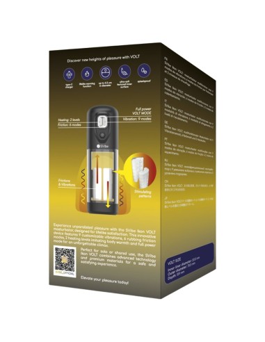 SNAIL VIBE IKON VOLT MASTURBADOR EFECTO CALOR Y FRICCIAN