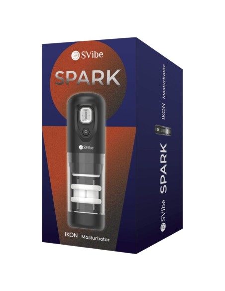 SNAIL VIBE IKON SPARK MASTURBADOR CON EMPUJE Y ROTACIAN