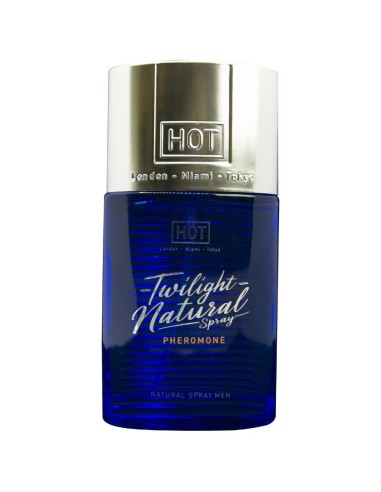 HOT TWILIGHT SPRAY NATURAL CON FEROMONAS HOMBRE 50 ML