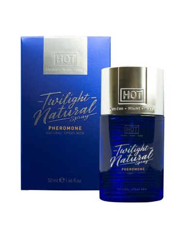 HOT TWILIGHT SPRAY NATURAL CON FEROMONAS HOMBRE 50 ML