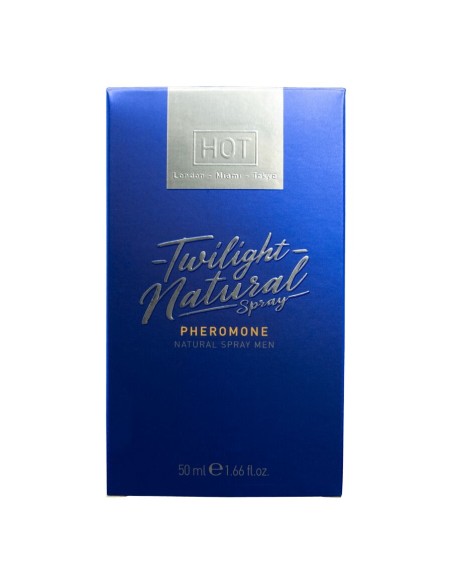 HOT TWILIGHT SPRAY NATURAL CON FEROMONAS HOMBRE 50 ML