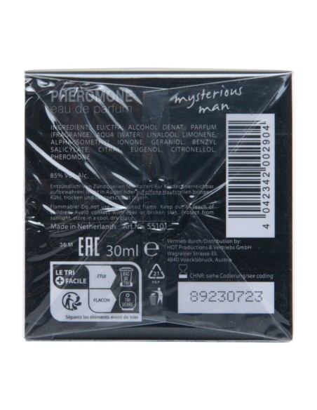 HOT PERFUME CON FEROMONAS LONDON MYSTERIOUS HOMBRE 30 ML