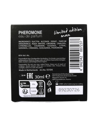 HOT PHEROMONE PERFUME DUBAI EDICIAN LIMITADA HOMBRE 30 ML
