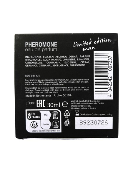 HOT PHEROMONE PERFUME DUBAI EDICIAN LIMITADA HOMBRE 30 ML