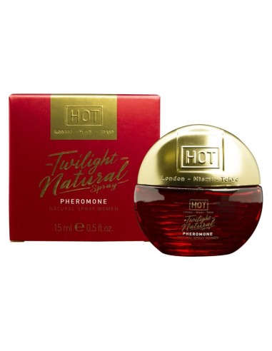 HOT TWILIGHT NATURAL CON FEROMONAS MUJER 15 ML