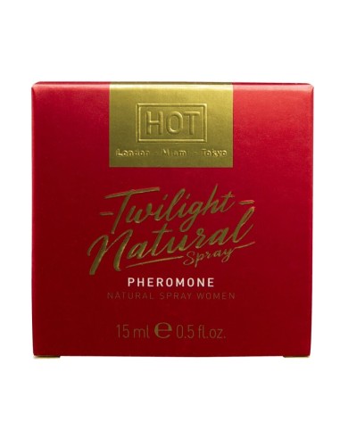 HOT TWILIGHT NATURAL CON FEROMONAS MUJER 15 ML