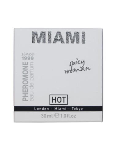 HOT PERFUME CON FEROMONAS MIAMI SPICY MUJER 30 ML