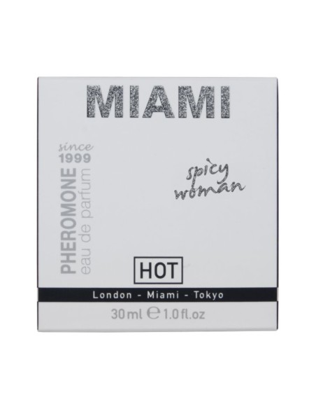 HOT PERFUME CON FEROMONAS MIAMI SPICY MUJER 30 ML