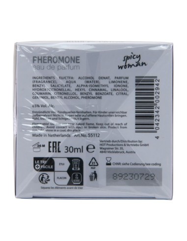 HOT PERFUME CON FEROMONAS MIAMI SPICY MUJER 30 ML
