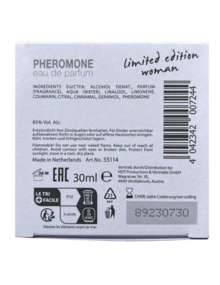 HOT PERFUME CON FEROMONAS DUBAI EDICIAN LIMITADA MUJER 30 ML