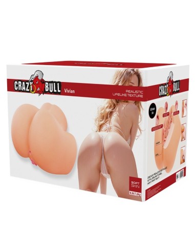 CRAZY BULL VIVIAN TRASERO FEMENINO REALISTA VAGINA Y ANAL 7 KG