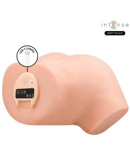 INTENSE DEEP TOUCH NICOLE MASTURBADOR ANO Y VAGINA CON EFECTO SUCCIAN CALOR VIBRACIAN Y VOZ CON CONTROL REMOTO 53 KG