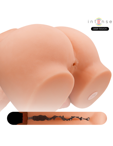 INTENSE DEEP TOUCH RICHIE TORSO CON ANO Y DILDO REALASTICO CON EMPUJE Y VIBRACIAN CONTROL REMOTO 47 KG
