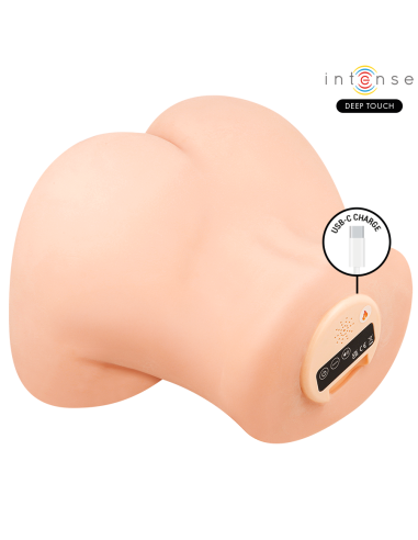 INTENSE DEEP TOUCH GINGER MASTURBADOR ANO Y VAGINA CON EFECTO SUCCIAN CALOR VIBRACIAN Y VOZ CON CONTROL REMOTO 53 KG