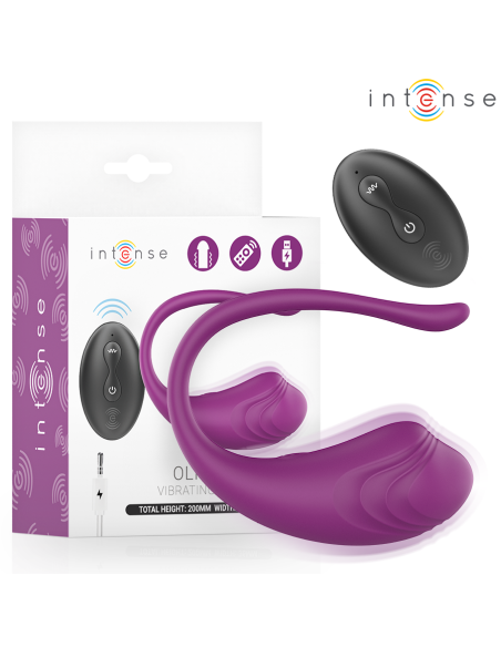 INTENSE OLIVIA HUEVO VIBRADOR MORADO CONTROL REMOTO