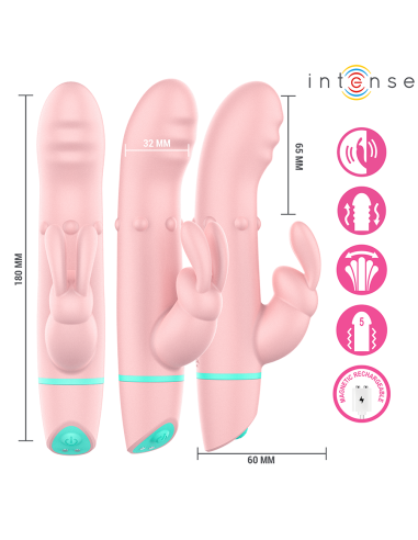 INTENSE ALVIN ESTIMULADOR RABBIT VIBRADOR ROLLING OSCILANTE