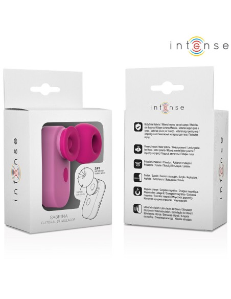 INTENSE SABRINA TRAVEL SET ESTIMULADOR DE CLATORIS ROSA