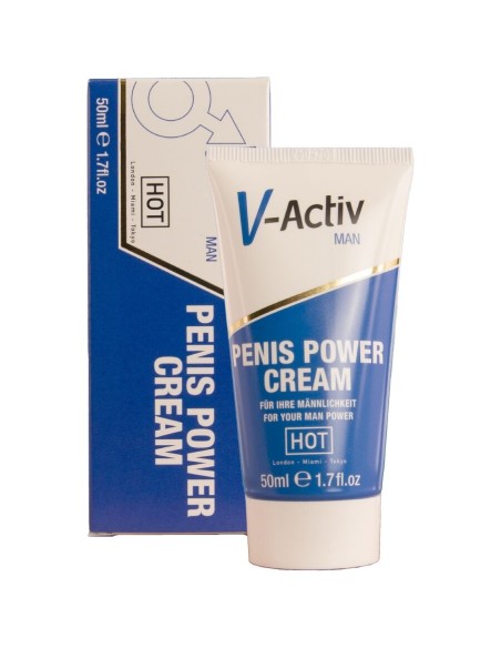 HOT V ACTIV PENIS POWER CREMA PARA HOMBRE 50 ML