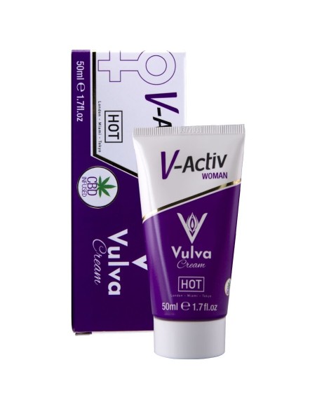 HOT CREMA PARA VULVA CON CBD 50 ML