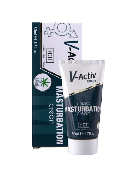 HOT CREMA DE MASTURBACIAN CON CBD UNISEX 100 ML