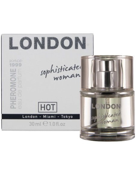 HOT PERFUME CON FEROMONAS LONDON SOPHISTICATED MUJER 30 ML