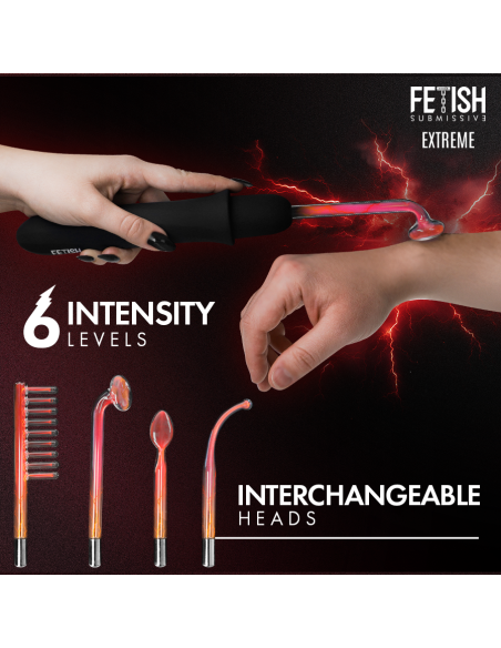 FETISH SUBMISSIVE VIBRADOR WAND ELECTROESTIMULACIAN ALTA FRECUENCIA