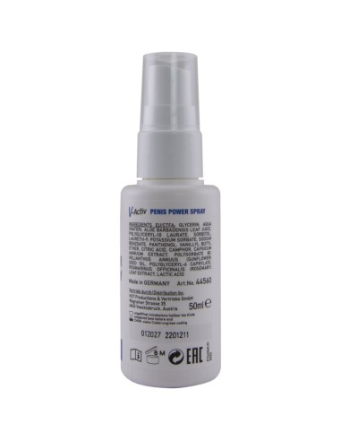 HOT V ACTIV PENIS POWER SPRAY PARA HOMBRE 50 ML