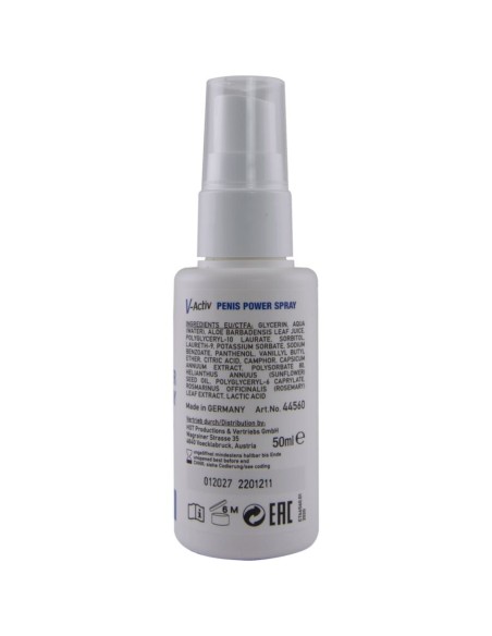 HOT V ACTIV PENIS POWER SPRAY PARA HOMBRE 50 ML