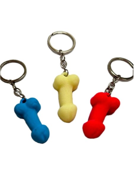 DIABLO PICANTE LLAVERO PENE SILICONA SURTIDOS COLOR FOSFORESCENTE