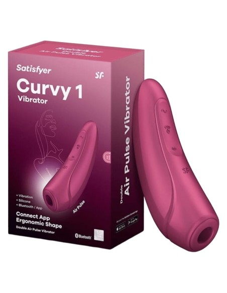 SATISFYER CURVY 1 ROJO ROSADO