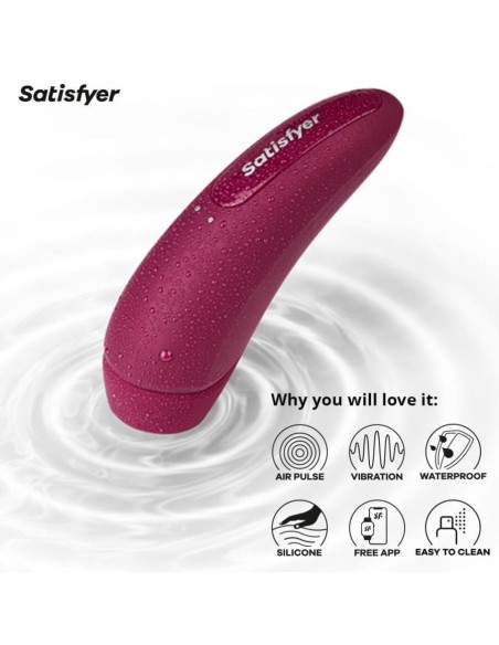 SATISFYER CURVY 1 ROJO ROSADO