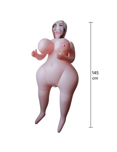 HIDDEN DESIRE HEAVY HEATHER MUAECA INFLABLE 145 CM