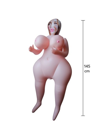 HIDDEN DESIRE HEAVY HEATHER MUAECA INFLABLE 145 CM