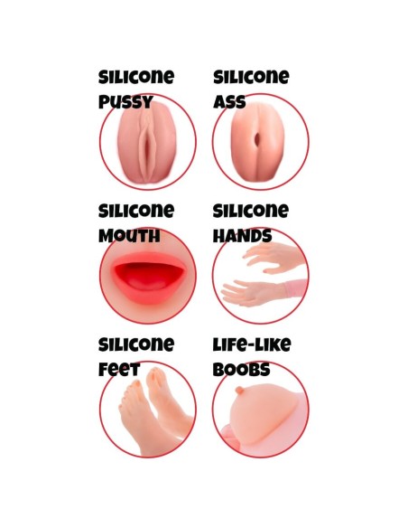 HIDDEN DESIRE LUSTY LOLA MUAECA INFLABLE 145 CM