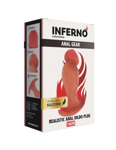 HIDDEN DESIRE INFERNO PLUG ANAL REALASTICO 10 CM