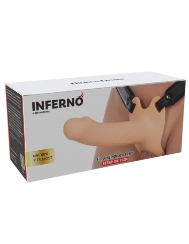 HIDDEN DESIRE INFERNO STRAP ON FUNDA PARA PENE 16 CM