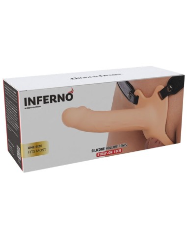 HIDDEN DESIRE INFERNO STRAP ON FUNDA PARA PENE 18 CM