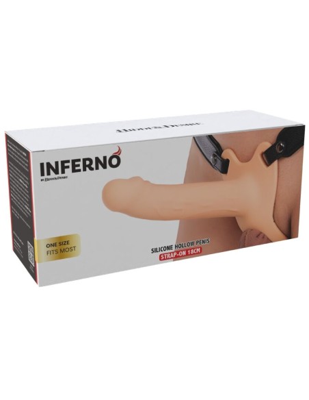 HIDDEN DESIRE INFERNO STRAP ON FUNDA PARA PENE 18 CM
