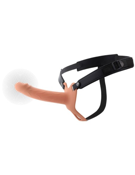 HIDDEN DESIRE INFERNO STRAP ON FUNDA PARA PENE CON VIBRACIAN 18 CM