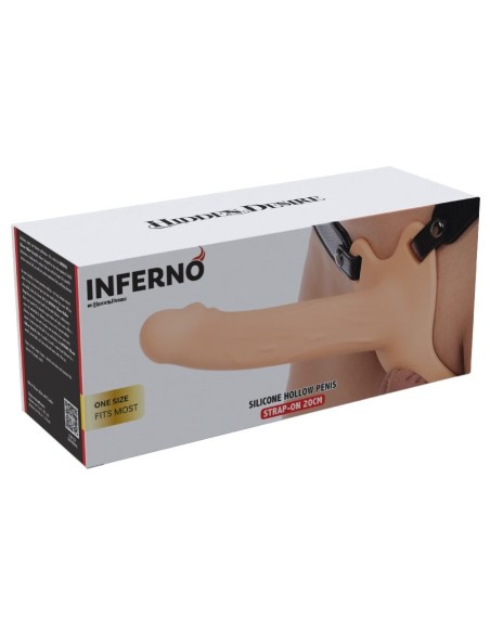 HIDDEN DESIRE INFERNO STRAP ON FUNDA PARA PENE 20 CM