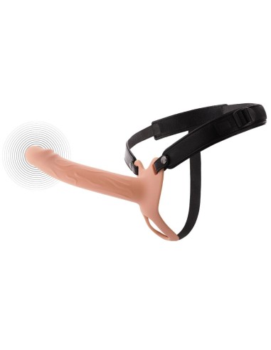 HIDDEN DESIRE INFERNO STRAP ON FUNDA PARA PENE CON VIBRACIAN 20 CM