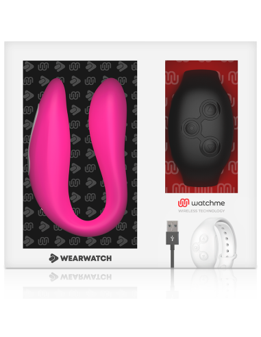 WEARWATCH VIBRADOR DUAL TECHNOLOGY WATCHME FUCSIA AZABACHE