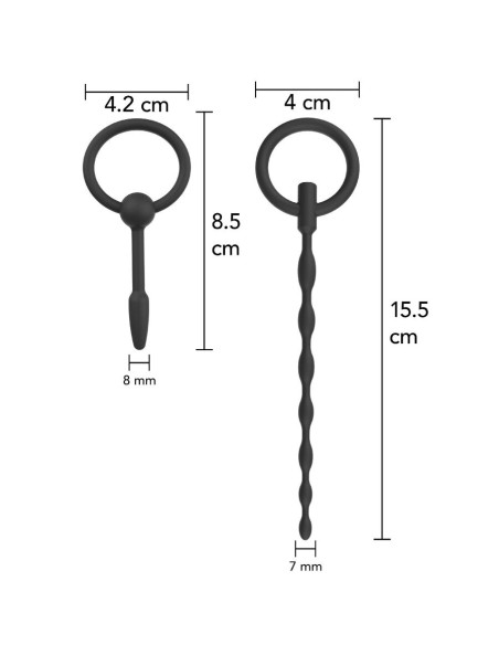 HIDDEN DESIRE EXTREME STARTER SET DE PLUGS URETRALES 2 UDS