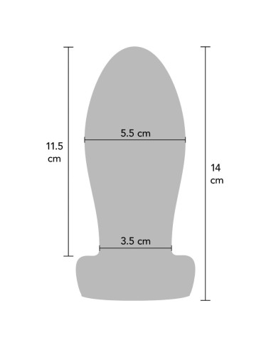HIDDEN DESIRE EXTREME HEAVY ANAL STRETCHER PLUG M