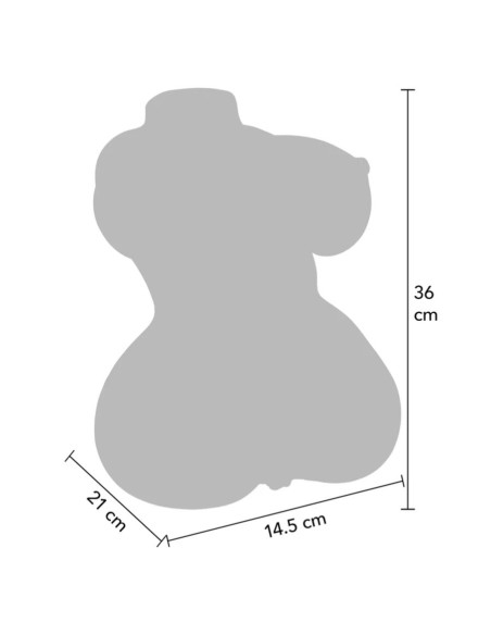 HIDDEN DESIRE JUICY DOUBLE D MASTURBADOR VAGINA Y ANO 5 KG