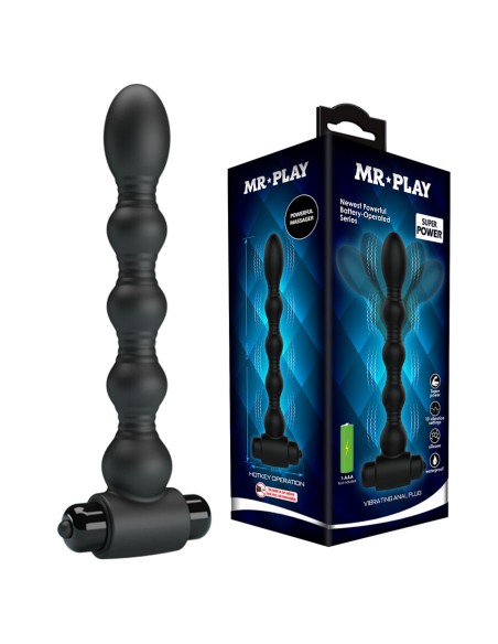 MR PLAY MASAJEADOR PLUG ANAL CON VIBRACIAN