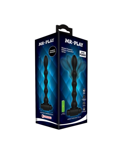 MR PLAY MASAJEADOR PLUG ANAL CON VIBRACIAN