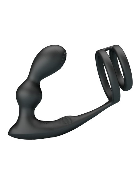 MR PLAY ANILLO PARA PENE CON PLUG ANAL CON VIBRACIAN CONTROL REMOTO